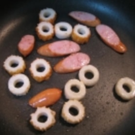 キャベツとちくわと粗挽きソーセージの炒め物 レシピ 作り方 By ミルク白うさぎ 楽天レシピ